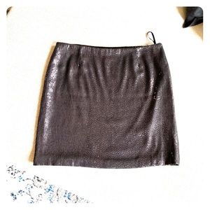 White House Black Market sequin mini skirt- 8